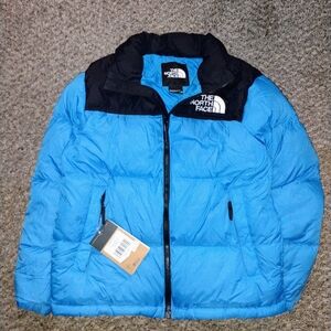 The North Face Kids Blue and Black Jacket
